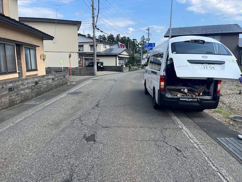 高梨上川原売地 現地写真（前面道路含む現地写真）