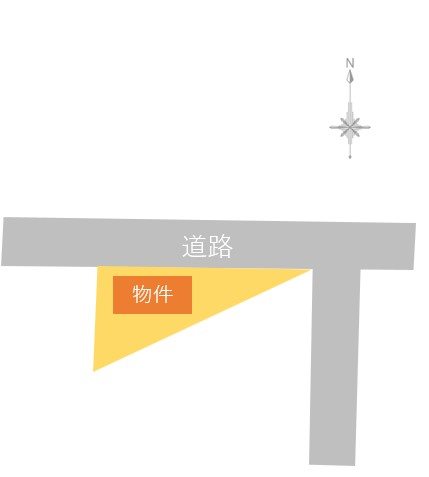 【ハシモトホーム売地】新城平岡 間取図・土地図