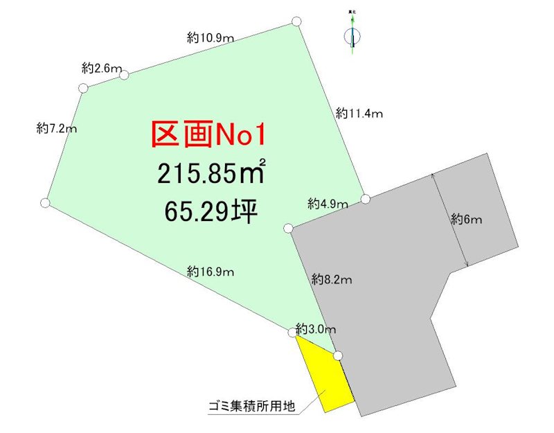 【ハシモトホーム】ハピア緑が丘１丁目No1 間取図・土地図