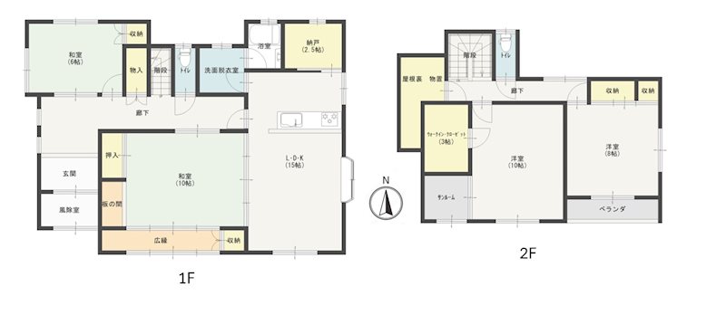 大館市東台四丁目60番4 間取図・土地図