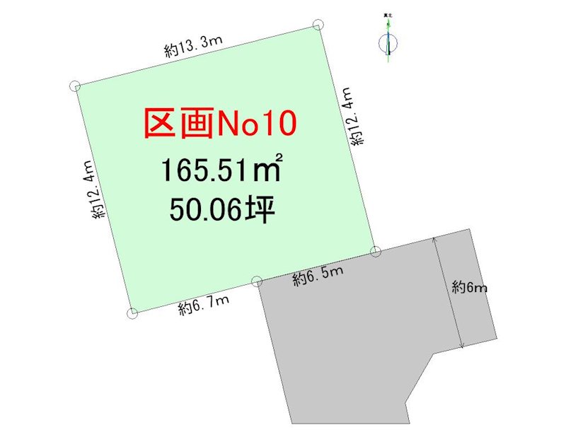 【ハシモトホーム】ハピア緑が丘１丁目No10 間取図・土地図