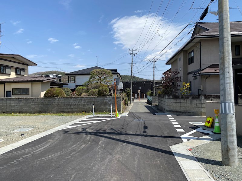 【ハシモトホーム】ハピア緑が丘１丁目No14 現地写真（前面道路含む現地写真）