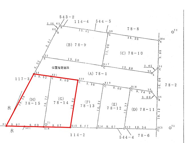 【ハシモトホーム】　花巻下小舟渡　分譲地　区画№6 交通アクセス図