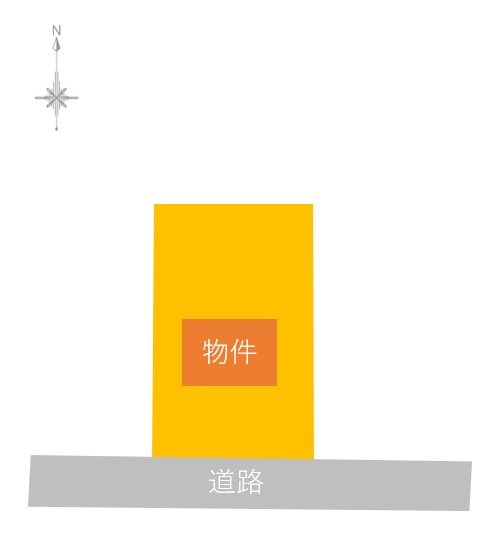 【ハシモトホーム売地】中央４丁目 間取図・土地図