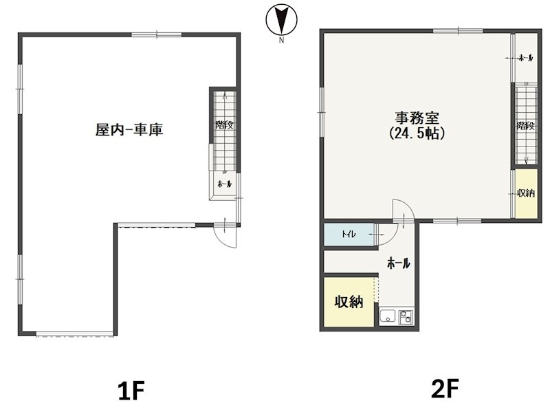 鶴田字沖津中古住宅 間取図・土地図