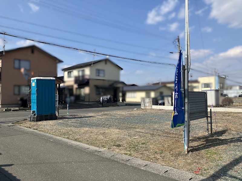 【ハシモトホーム】月が丘No1平屋建売住宅  現地写真（前面道路含む現地写真）