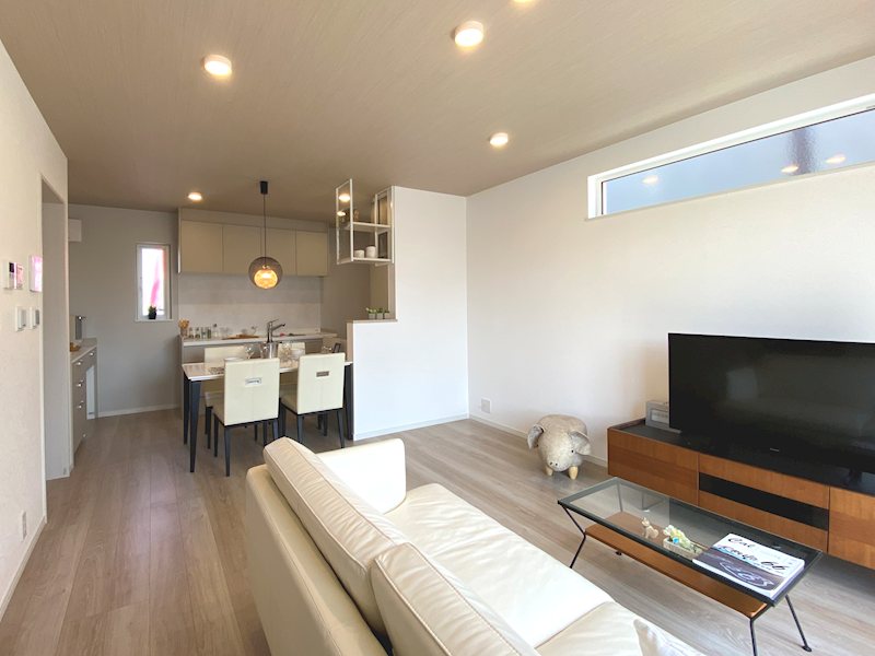 【ハシモトホーム】月が丘No1平屋建売住宅  内観写真（リビング）