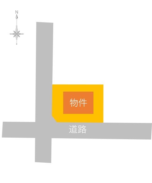 【ハシモトホーム売地】浦町奥野 間取図・土地図