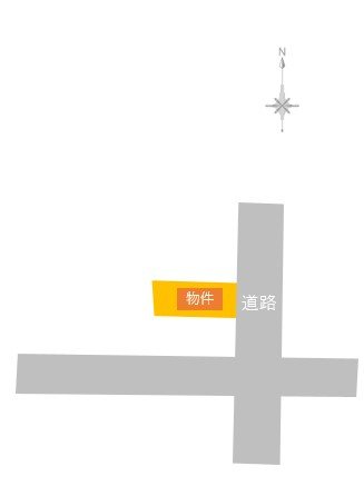 【ハシモトホーム売地】　堤町二丁目 間取図・土地図