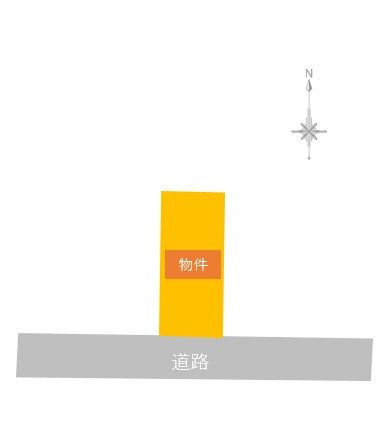 【ハシモトホーム売地】筒井３丁目 間取図・土地図