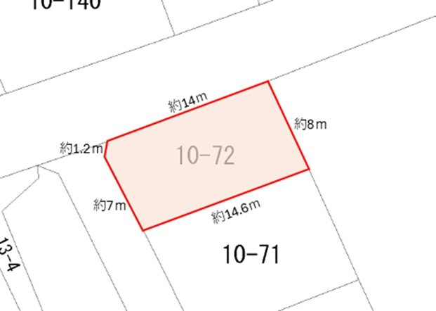 湯舟沢 売地 間取図・土地図