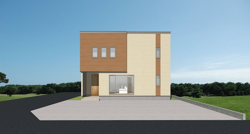 【ハシモトホーム早得キャンペーン】久須志4丁目E棟新築住宅 同仕様写真（外観）