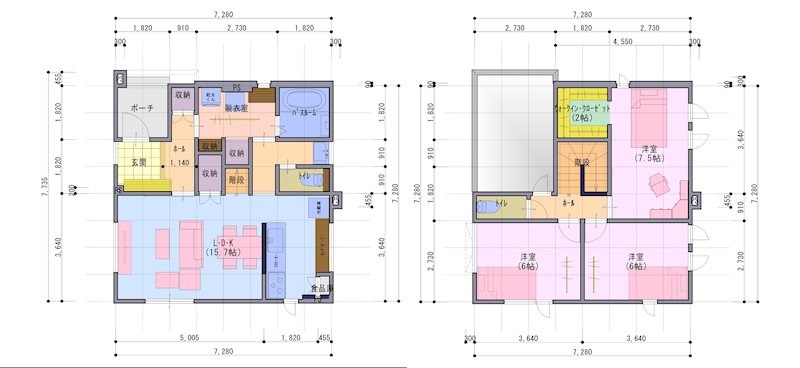 【ハシモトホーム早得キャンペーン】ハピア富田4丁目D棟新築分譲住宅 間取図・土地図