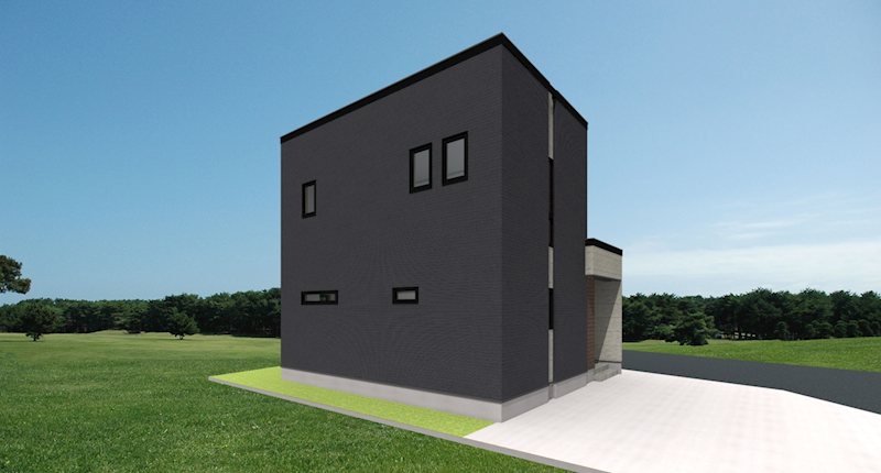 【ハシモトホーム早得キャンペーン】ハピア富田4丁目D棟新築分譲住宅 完成予想図（外観）