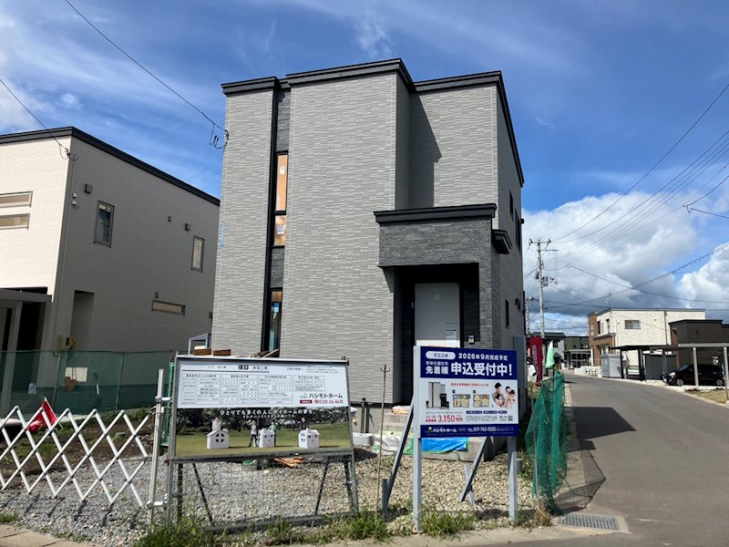 【ハシモトホーム早得キャンペーン】石江三好C棟新築分譲住宅 現地写真（前面道路含む現地写真）