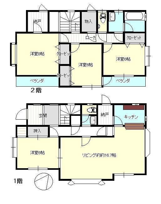 茨城県稲敷郡阿見町阿見 間取図・土地図