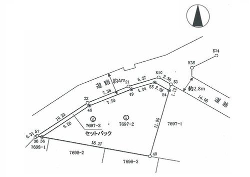 東海岸北5丁目土地 間取り図