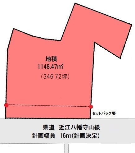 篠原駅前売土地 間取り図