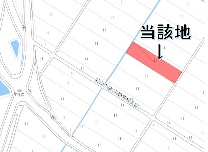 野洲市市三宅売土地（田） 間取り図