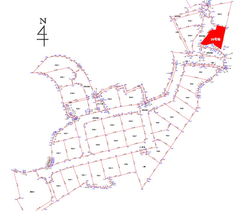 上益城郡御船町木倉分譲地(33号地) 間取り図