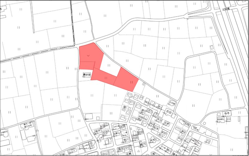 北区梶尾町分譲地(15号地)  間取り図