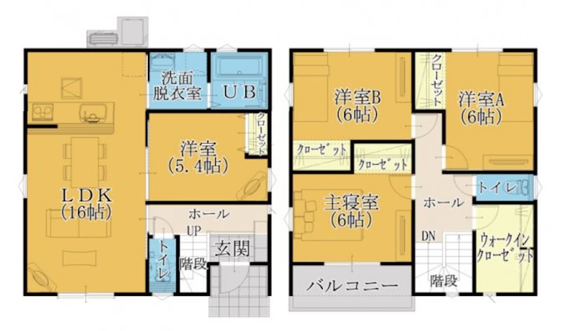 【アイパッソの家】北区清水東町2号地  間取り図