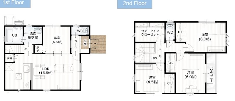 【アイパッソの家】南区土河原2期2号地 間取り図