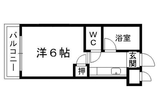 キャッスルマンション熊本大江 307号室 間取り