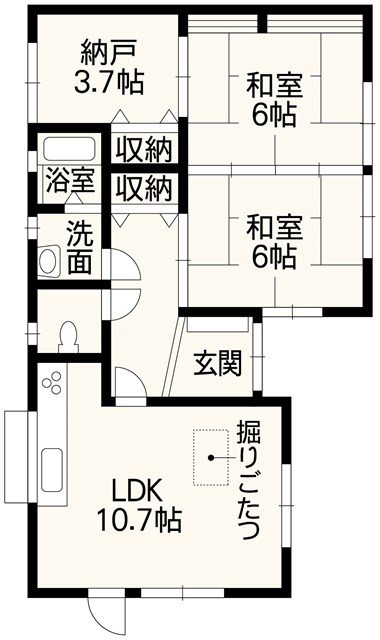 合志市御代志戸建 間取り図