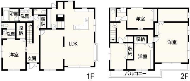 北区鶴羽田3丁目戸建 間取り図