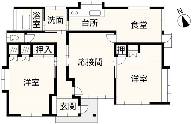 菊池市泗水町永戸建 間取り図