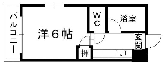 キャッスルマンション熊本大江 間取り図