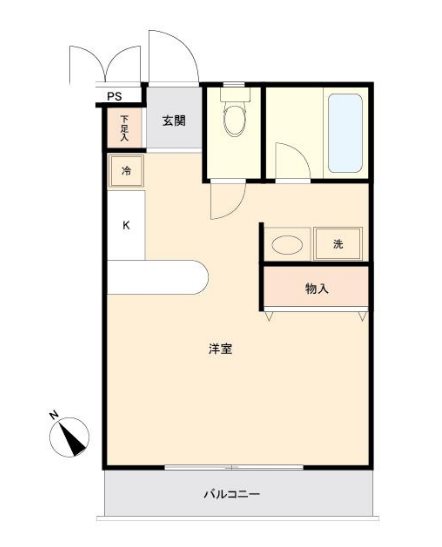 スカイコート熊本 間取り図