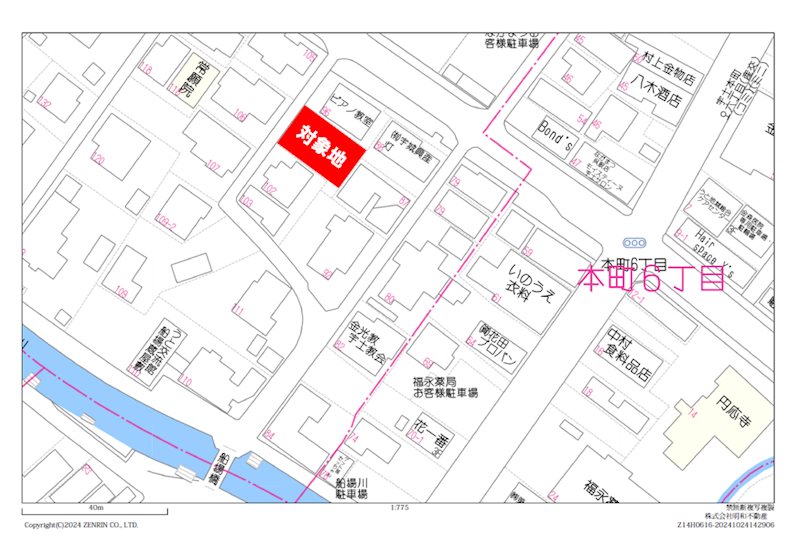 宇土市石小路町土地 間取り図