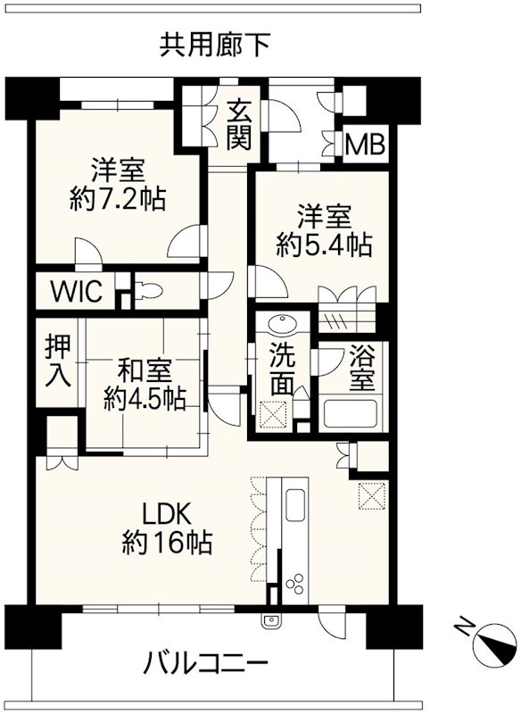 プレミスト大江ザ・レジデンス 間取り図