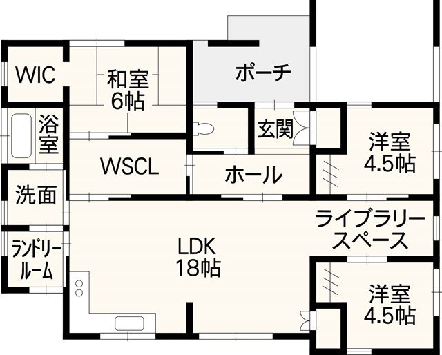 玉名郡玉東町木葉戸建 間取り図