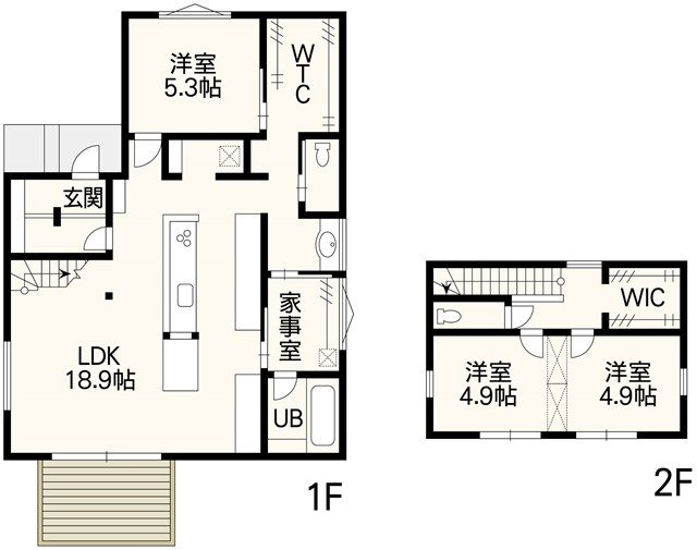 菊池市泗水町吉富新築戸建③ 間取り図