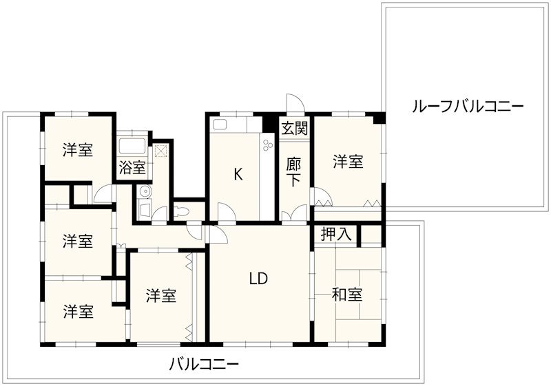 ライオンズマンション新屋敷 間取り図