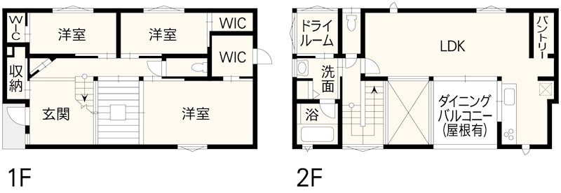 北区鶴羽田4丁目戸建　 間取り図