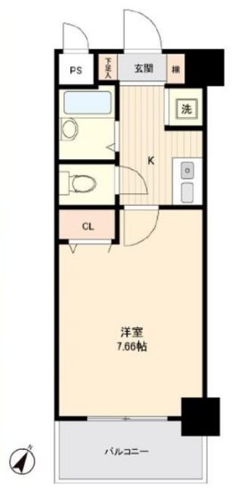 ダイナコート水前寺公園北 間取り図