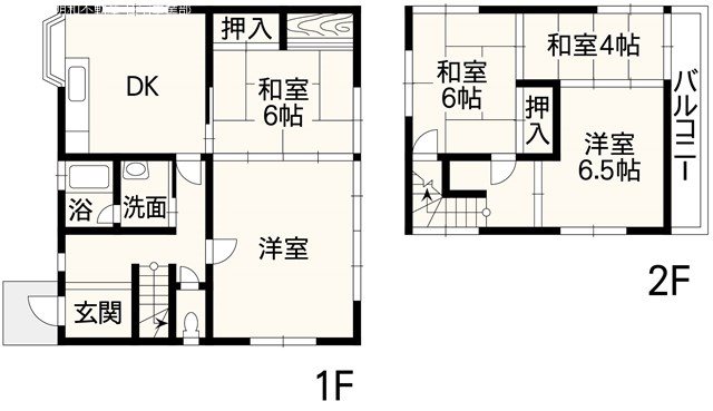 東区花立5丁目戸建 間取り図
