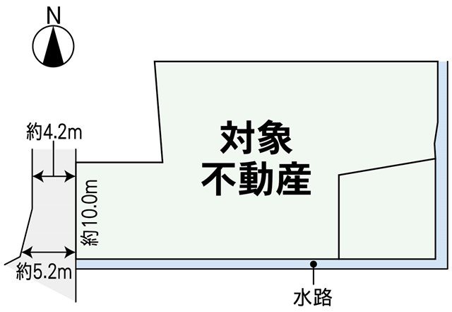 南区出仲間8丁目土地 間取り図
