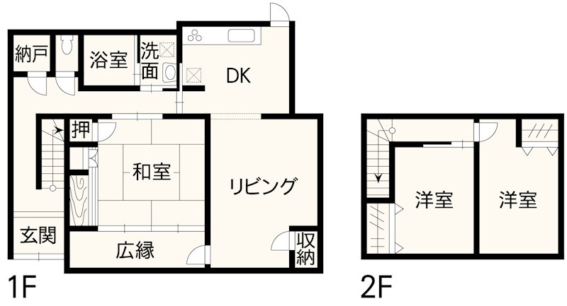 合志市豊岡戸建 間取り図