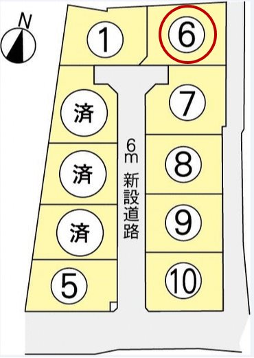 南区富合町小岩瀬分譲地(6号地)  外観写真