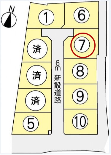 南区富合町小岩瀬分譲地(7号地)   外観写真