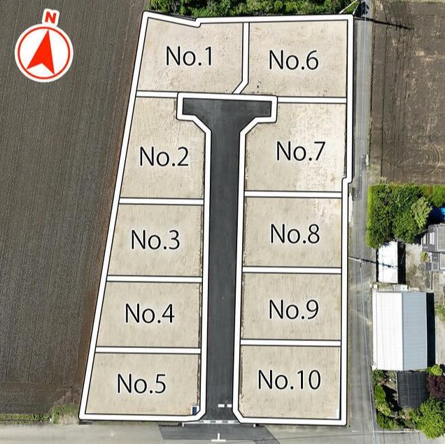 南区富合町小岩瀬分譲地(10号地) 間取り図
