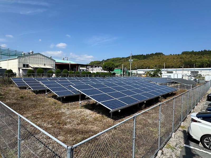 東区戸島町ソーラーパネル付き土地 外観写真