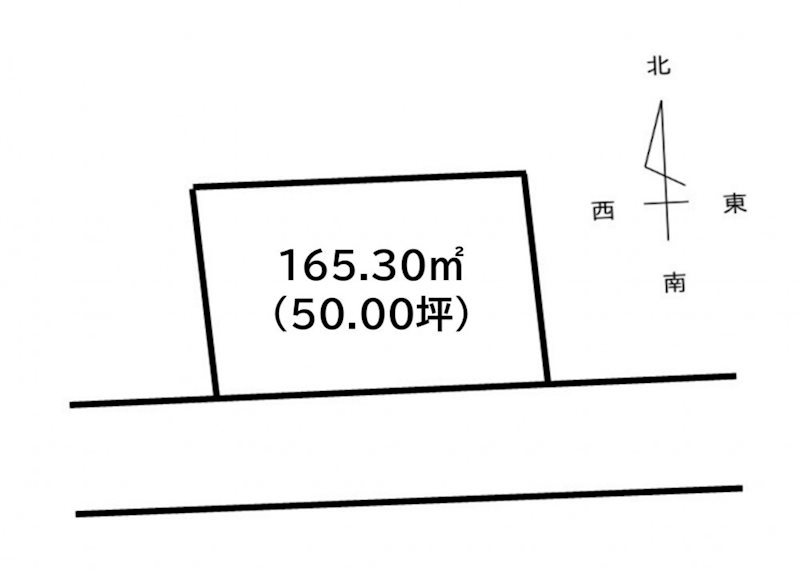 上益城郡益城町安永土地 間取り図