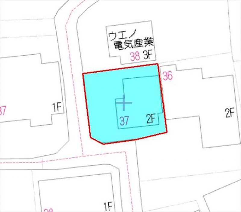 北区鶴羽田3丁目土地 間取り図