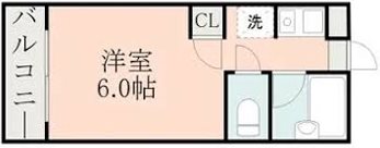 キャッスルマンション熊本大江 506号室 間取り図